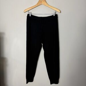 The Limited Cashmere Black Knit Jogger Pants Size Large